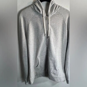 Everlast sport zippered women hoodie size medium color grey
